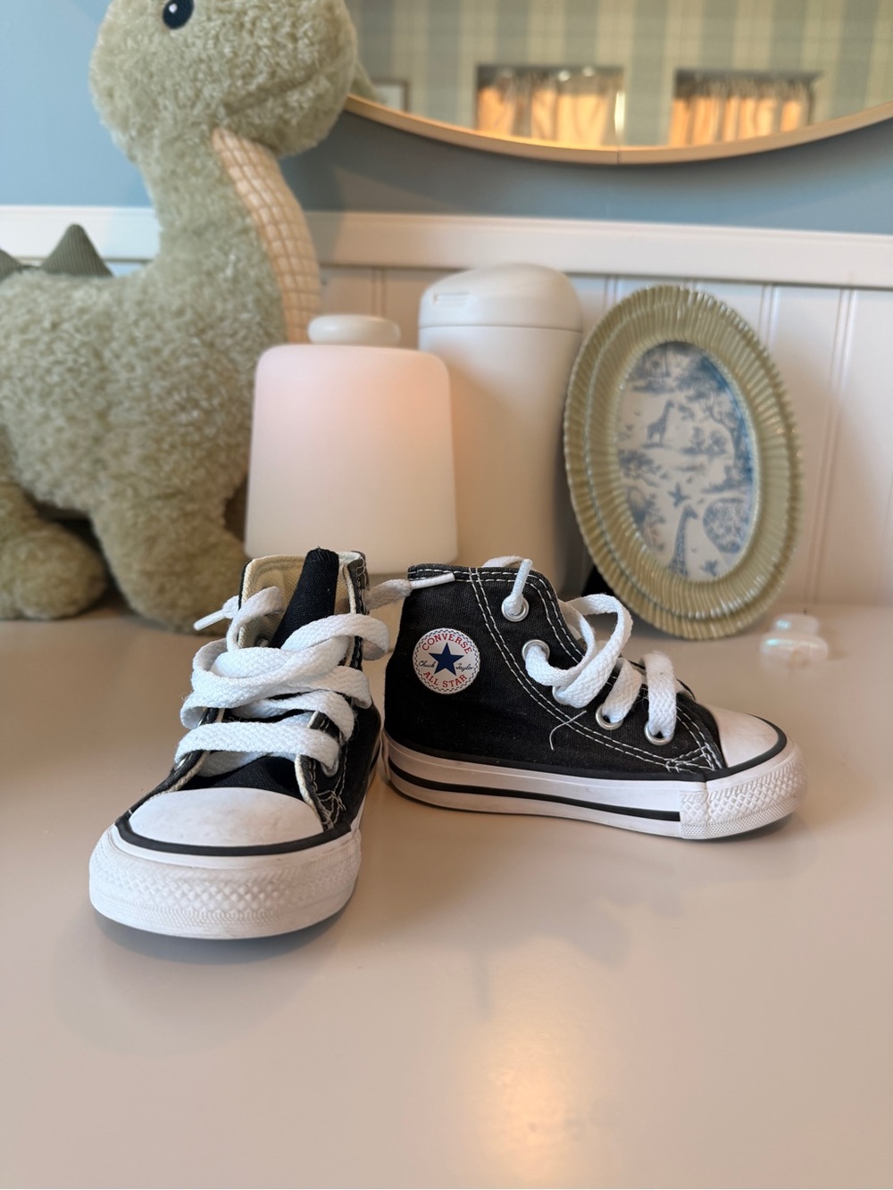 Converse Black & White Kids High-Top Sneakers